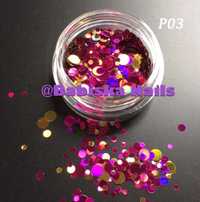 Pós e Glitters Nails - Unhas - Manicure