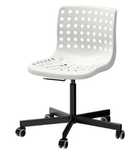 Krzesło do biurka IKEA Skalberg białe