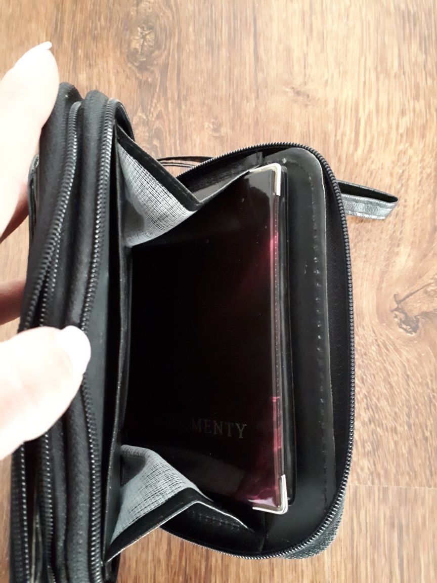 Saszetka męska eko skóra do ręki dokumenty