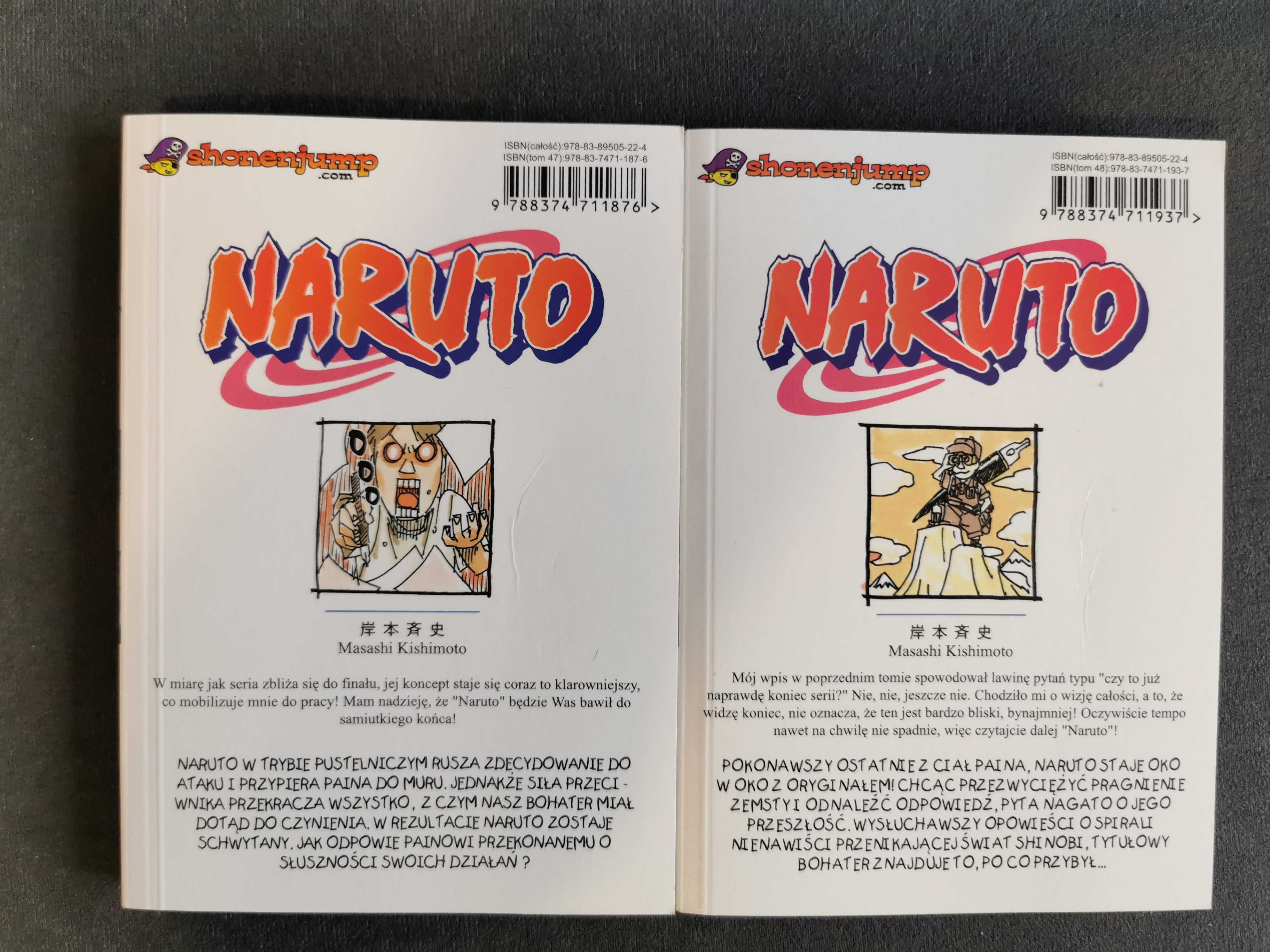 Naruto tomy 47 i 48