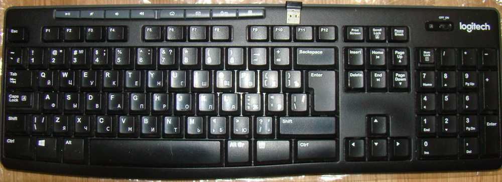 Logitech MK270 комплект бездротових клави і щура