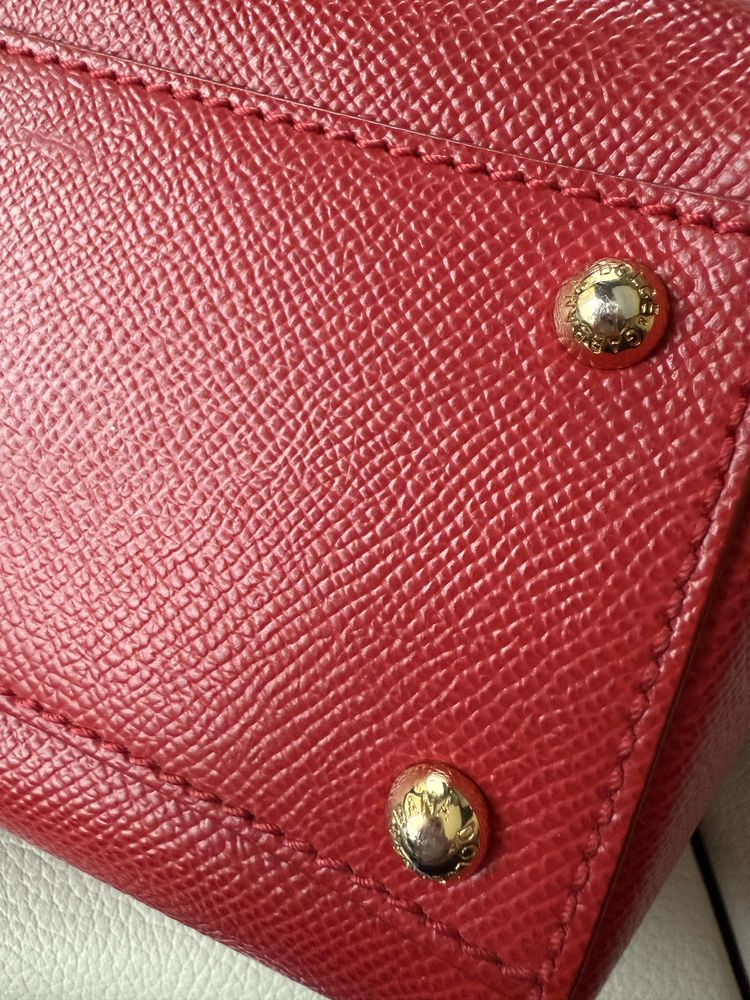 Сумка Dolce&Gabbana красная червона оригінал