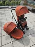 Wózek Cybex Priam Seat Lux gondola+spacerówka+adaptery