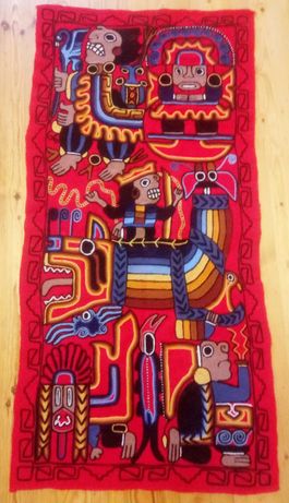 колумбийский коврик (inca rug) декоративный