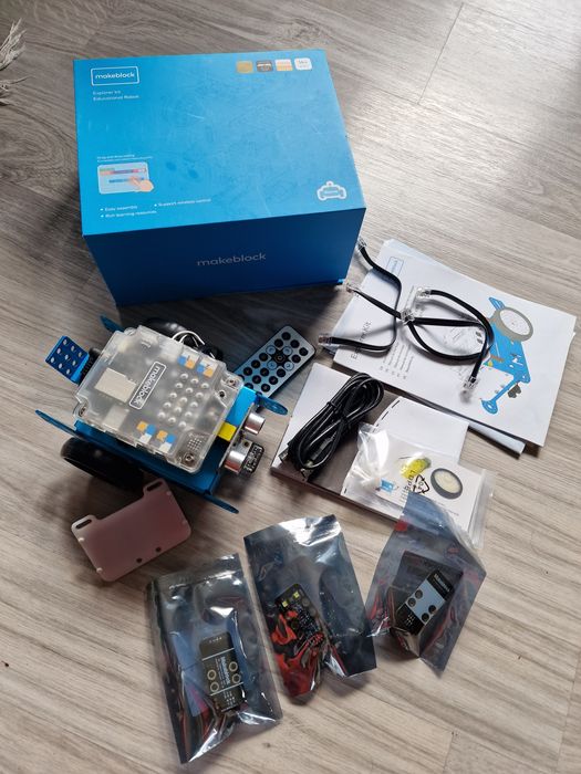 Robot makeblock mbot pilot okablowanie edukacyjny Explorer kid sensory