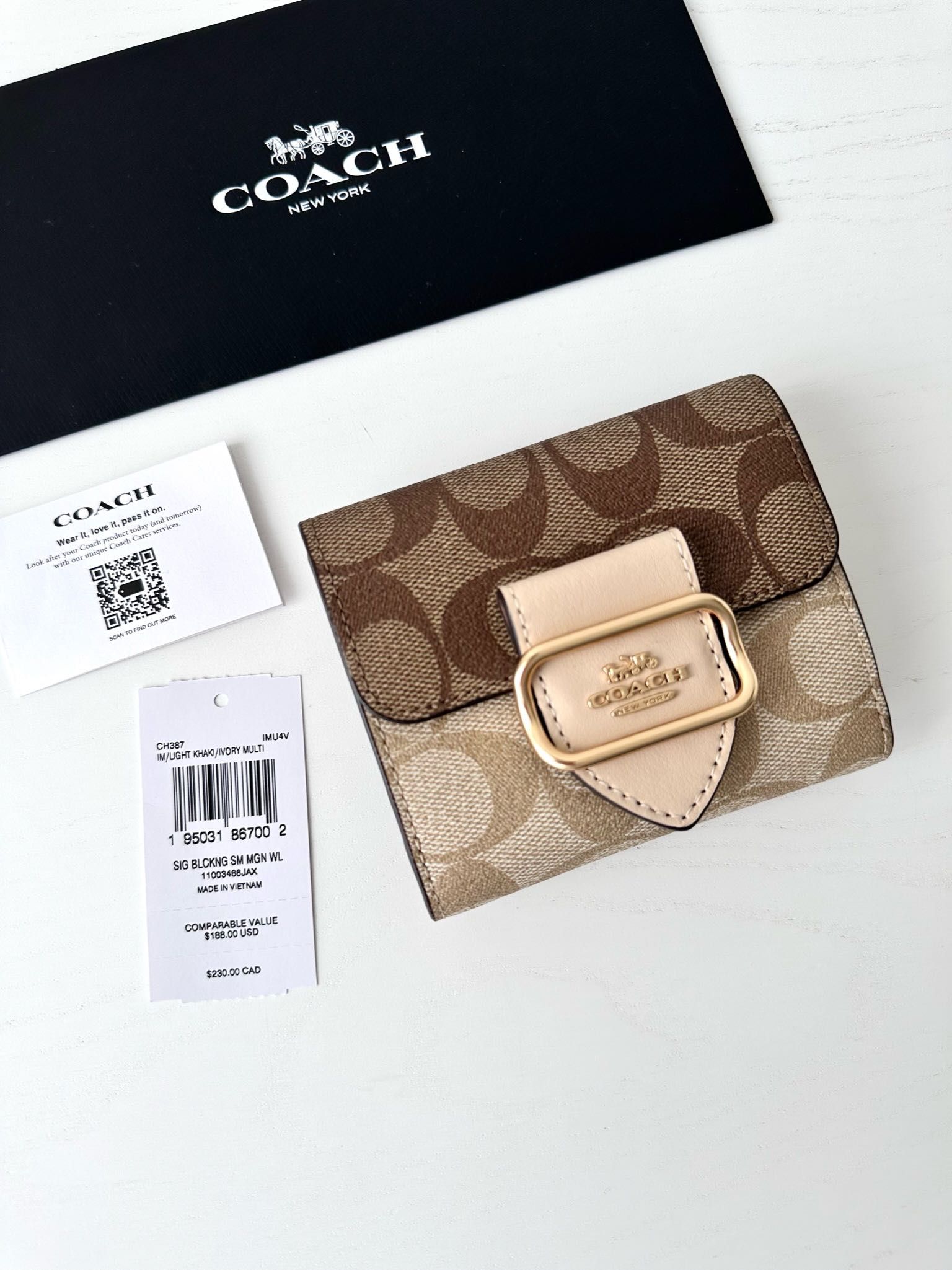 COACH Morgan Wallet Женский кошелек коуч оригинал жіночий гаманець