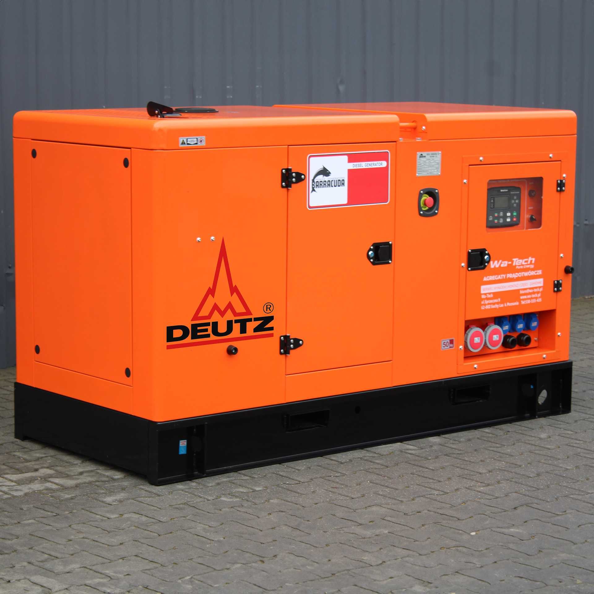 Agregat prądotwórczy 25kW 28kW 30kVA 35kVA silnik Deutz 40KM