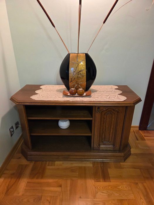 Dębowa szafka komoda pod telewizor rtv