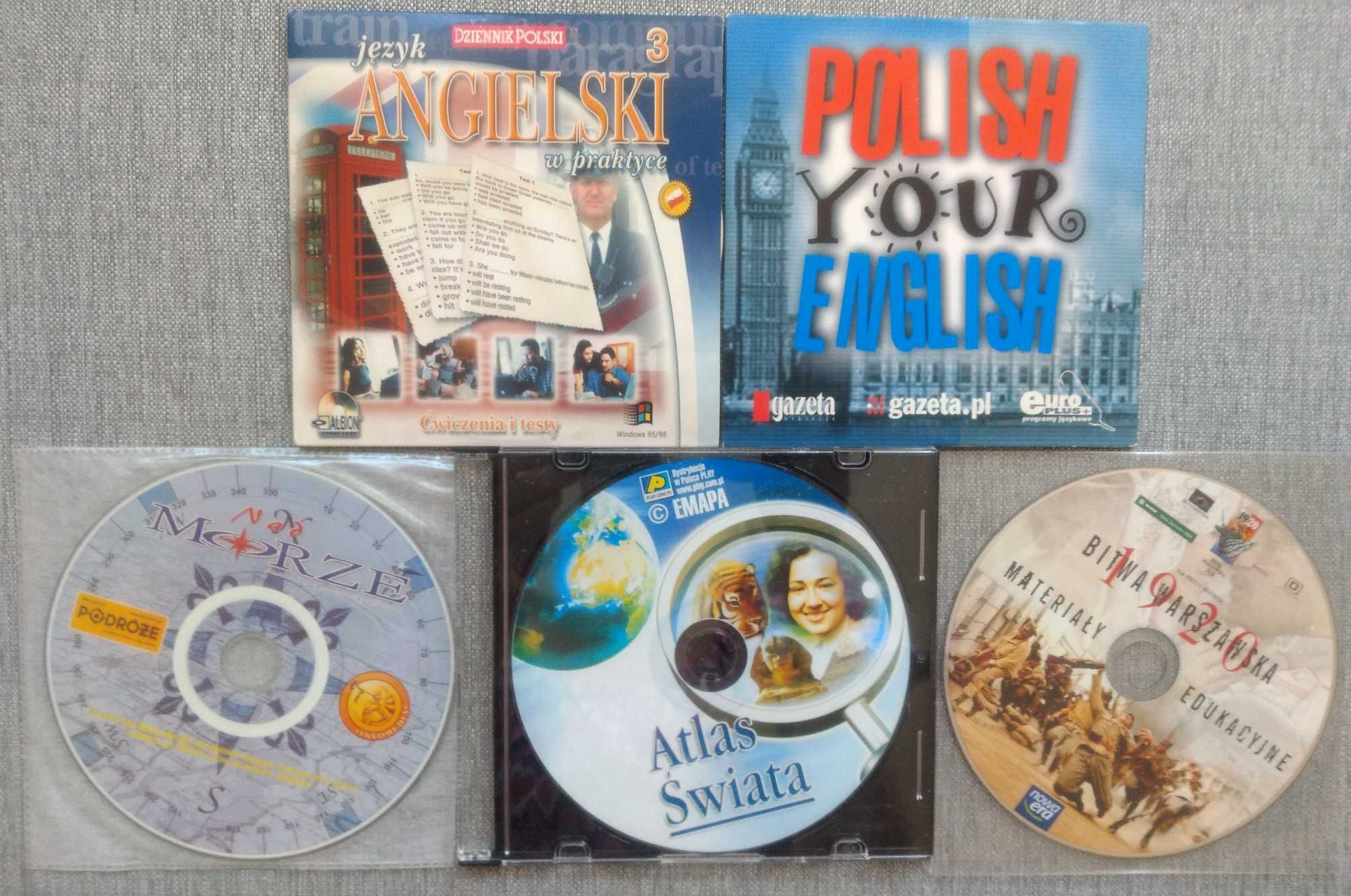 Płyty CD/DVD z filmami, grami, muzyką