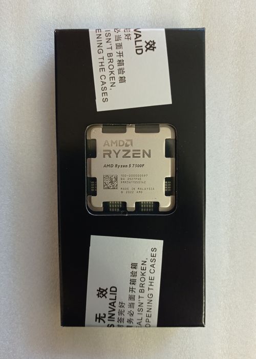 Новый процессор Amd Ryzen 5 7500f 3.7 (5.0)Ghz 32mb cash AM5