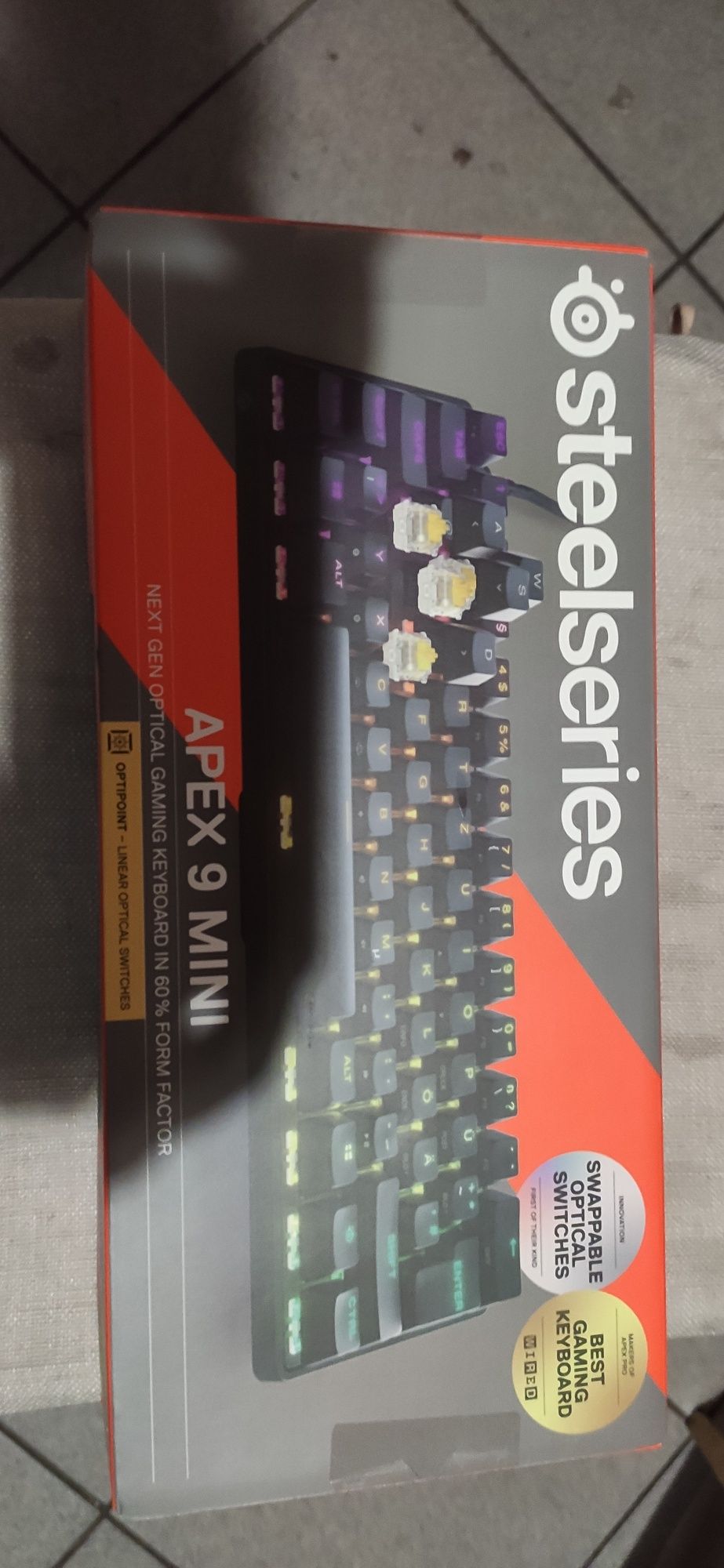 Клавіатура SteelSeries Apex 9 Mini (64838)