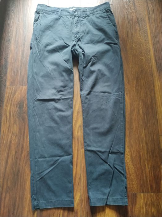 Spodnie chino męskie granatowe  THE PANTS