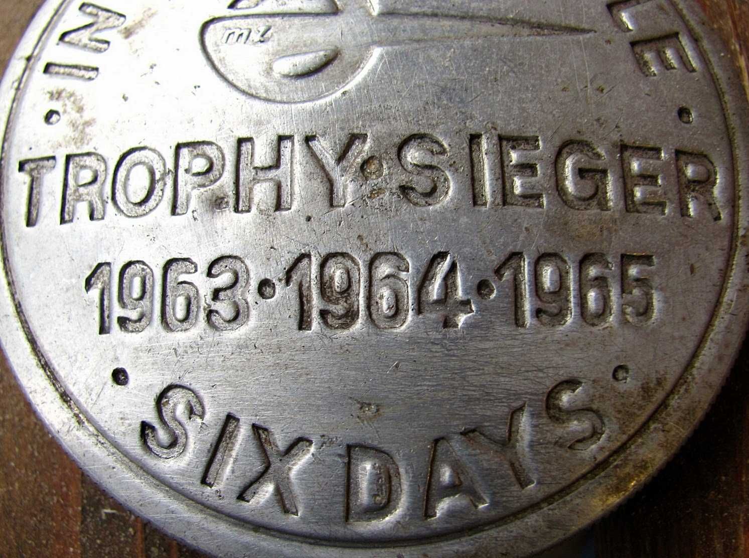 ORG. KOREK Zbiornika Paliwa BAKU - MZ ES 250/1 - Trophy sieger 1965