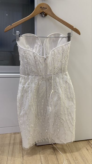 Сукня весільна коротка S