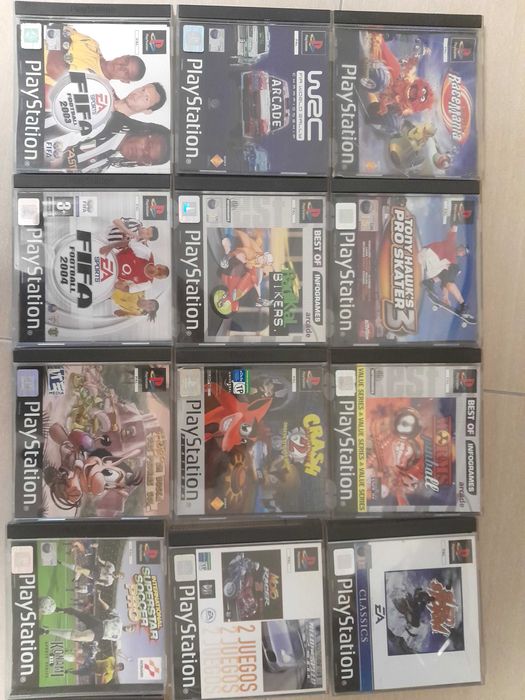 Raridades jogos PS1 one