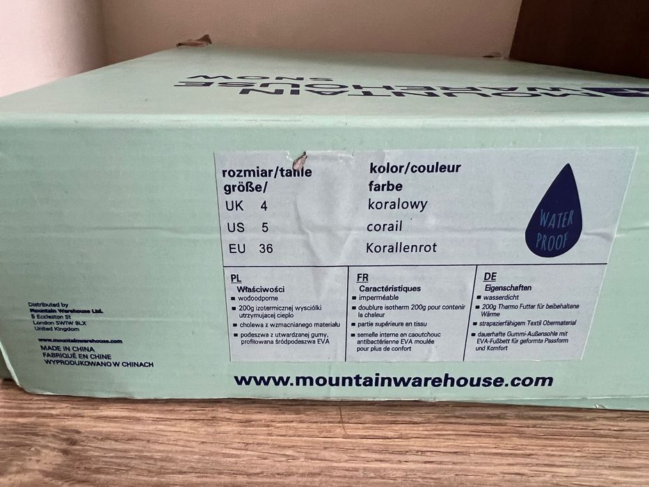 Buty zimowe śniegowce dziecięce