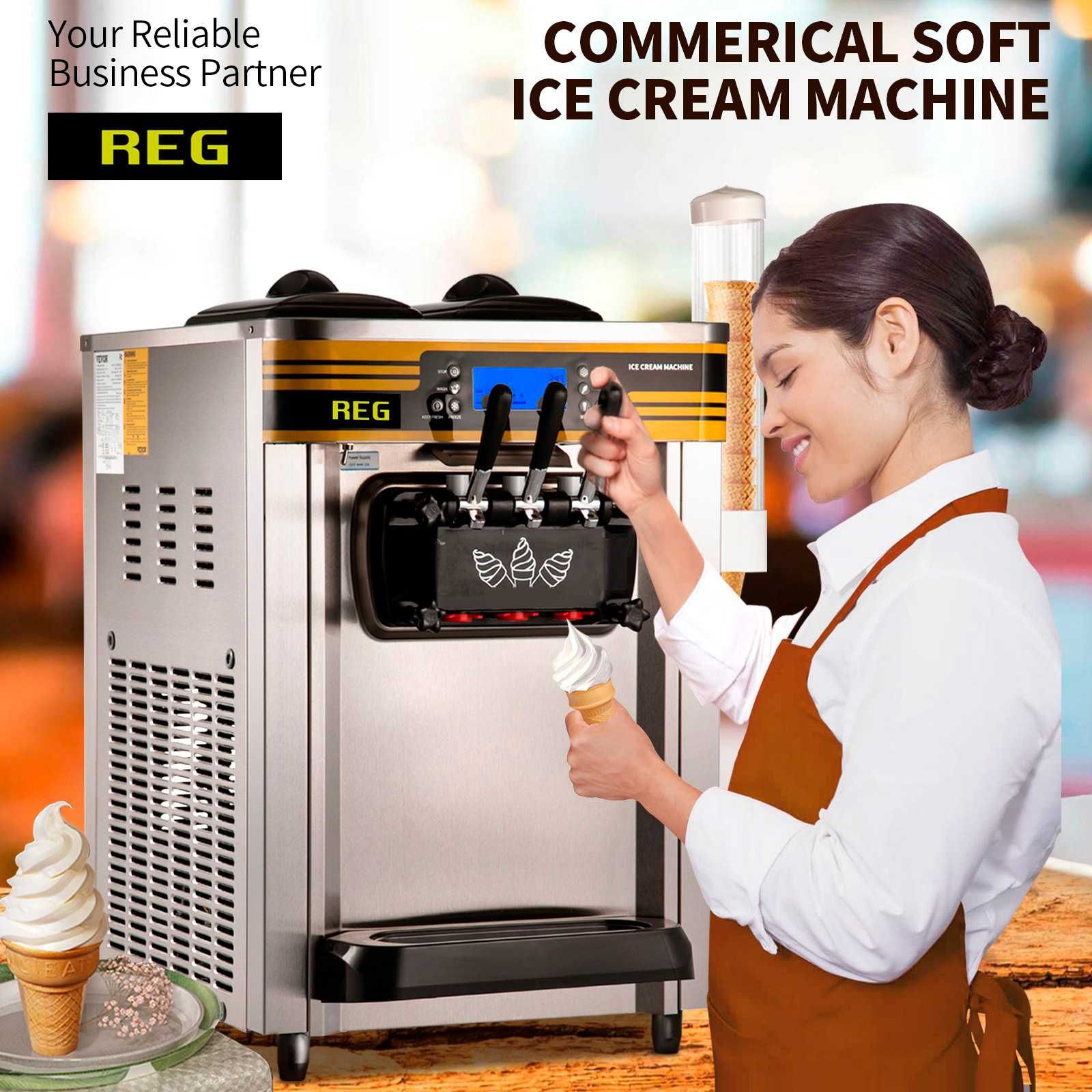 Máquina de sorvete comercial