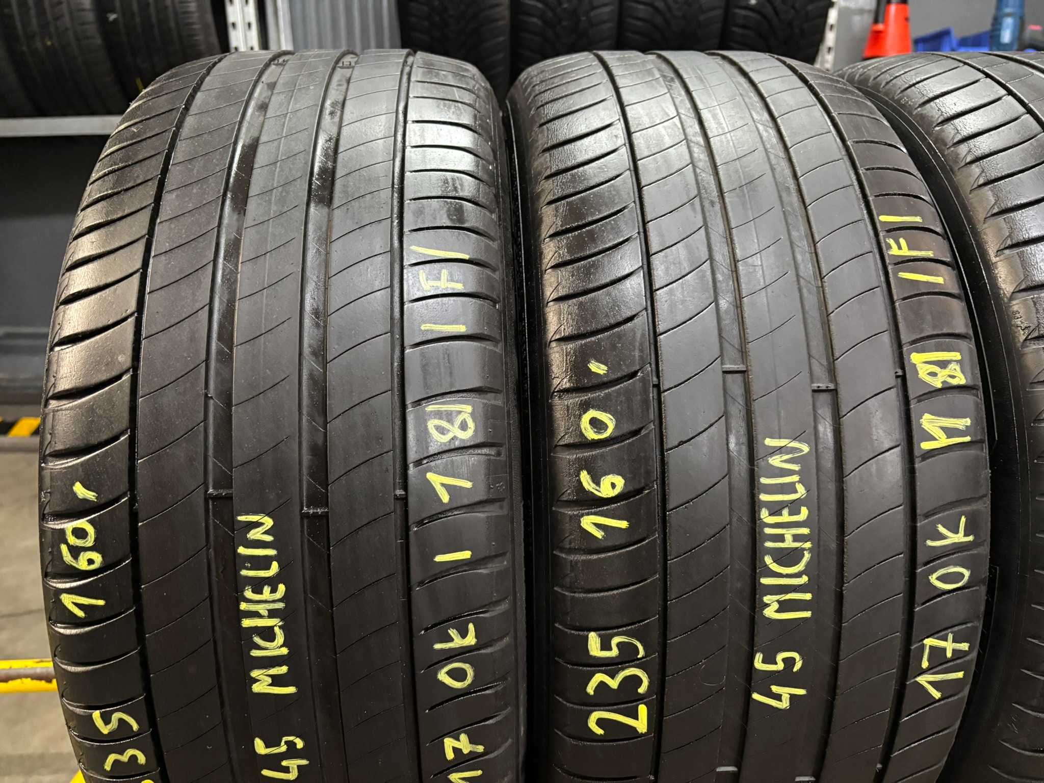 4X OPONY LETNIE 235/45R17 94W Michelin Primacy 3 5.2MM 2018R CAŁE!