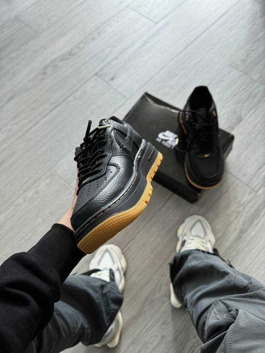 Кросівки Nike Air Force 1 Luxe Black Gum premium