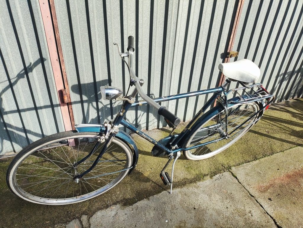 Miejski rower - zielony Amsterdam Holenderski