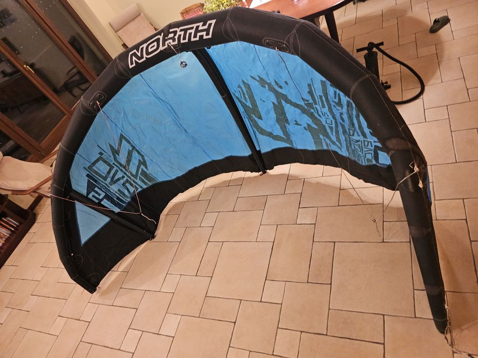 Latawiec na śnieg i wodę  North Evo 2006 5m2 bdb stan