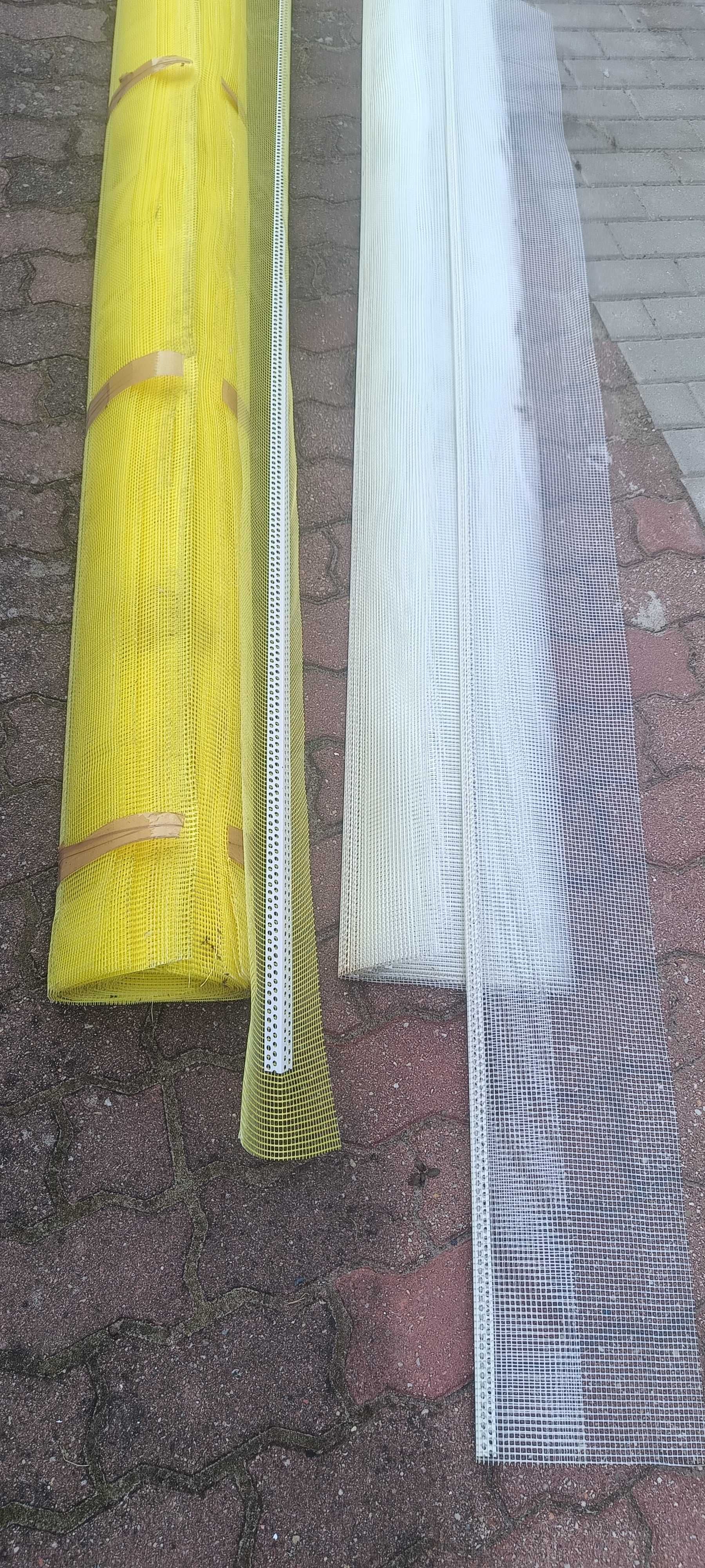 Narożnik PCV z siatką do elewacji
