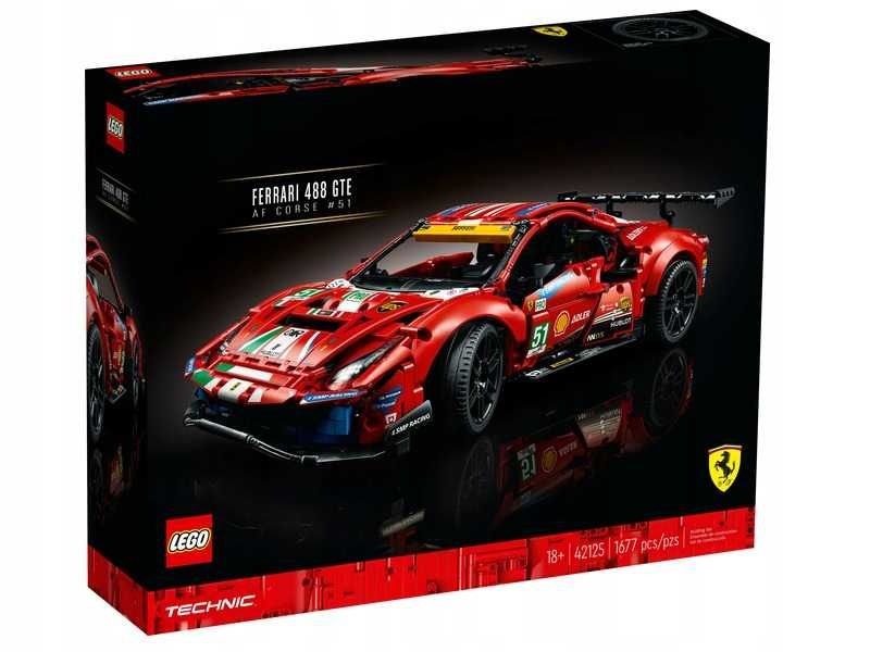 Конструктор LEGO Technic Ferrari 488 GTE AF Corse №51 42125