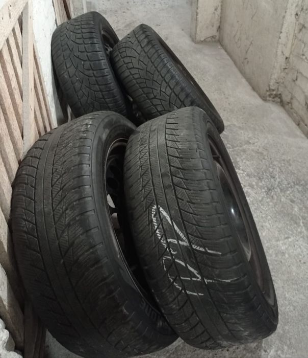 Koła stalowe 5x120 z oponami zimowymi 225/55 R17