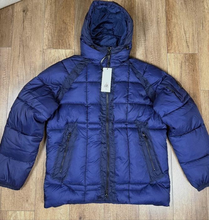 !Без Передплат! Синій пуховик CP Company DD Shell