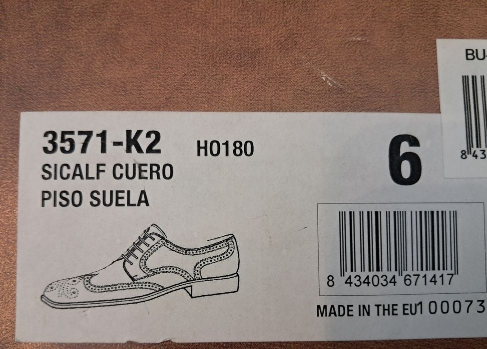 Barwick Brogsy derby brązowe cieniowane 26,5cm