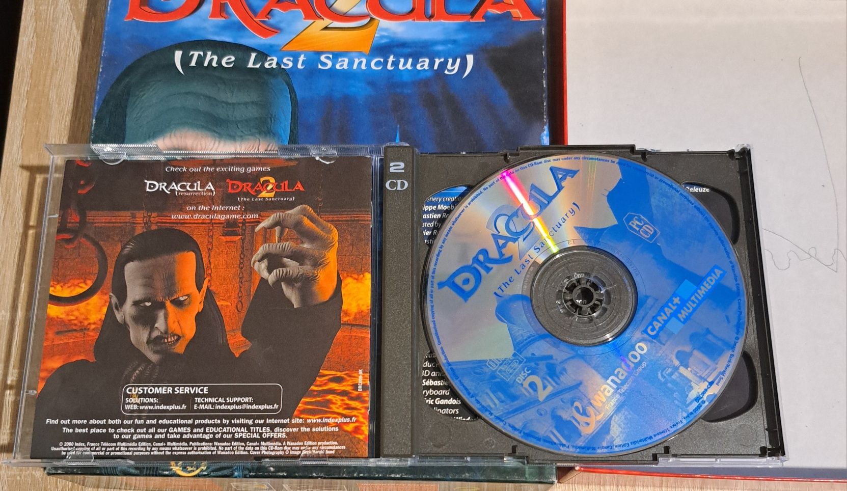 Dracula 2 Last Sanctuary Big Box PC Ostatnie Sanktuarium Retro