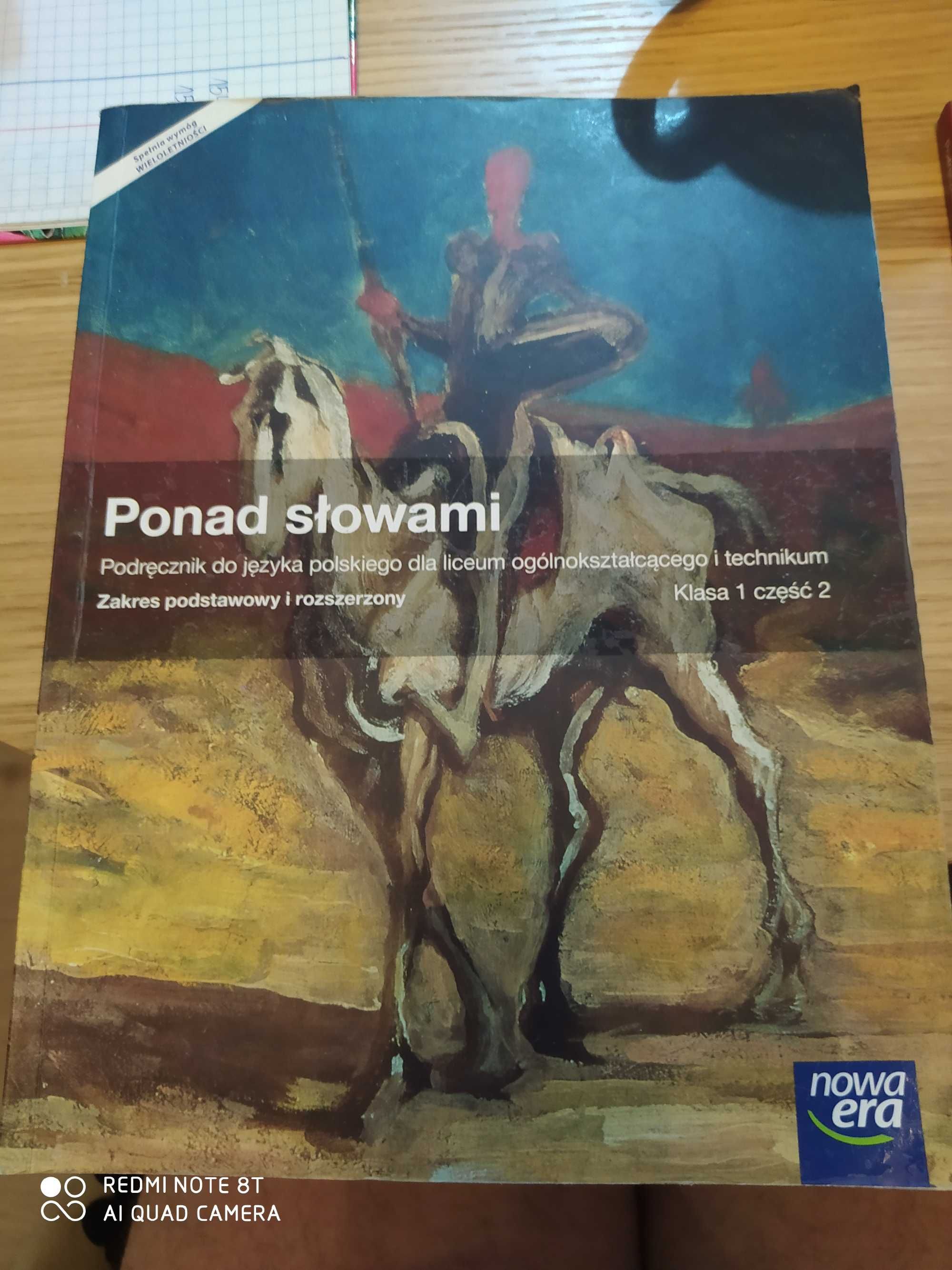 Ponad słowami 1 cz. 1 i cz. 2 wyd. rok 2017