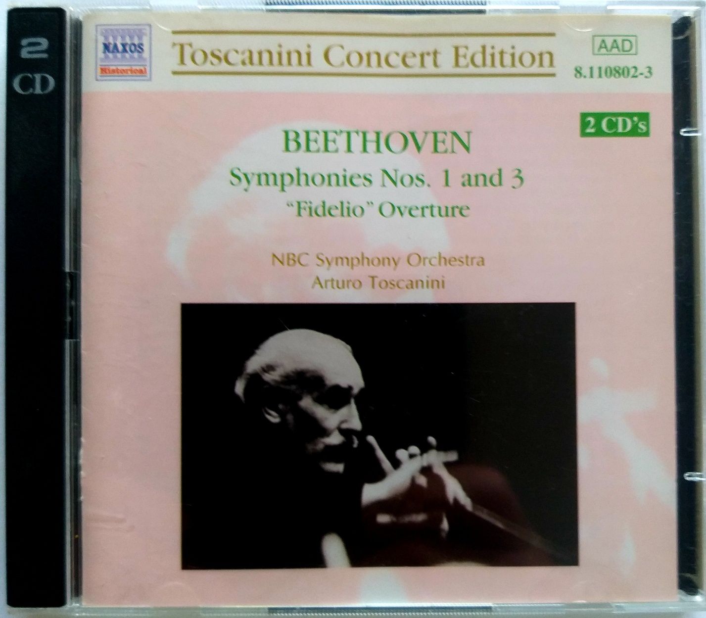 Beethoven Symphonies No.1,3 Fidelio Overture 2CD 1998r