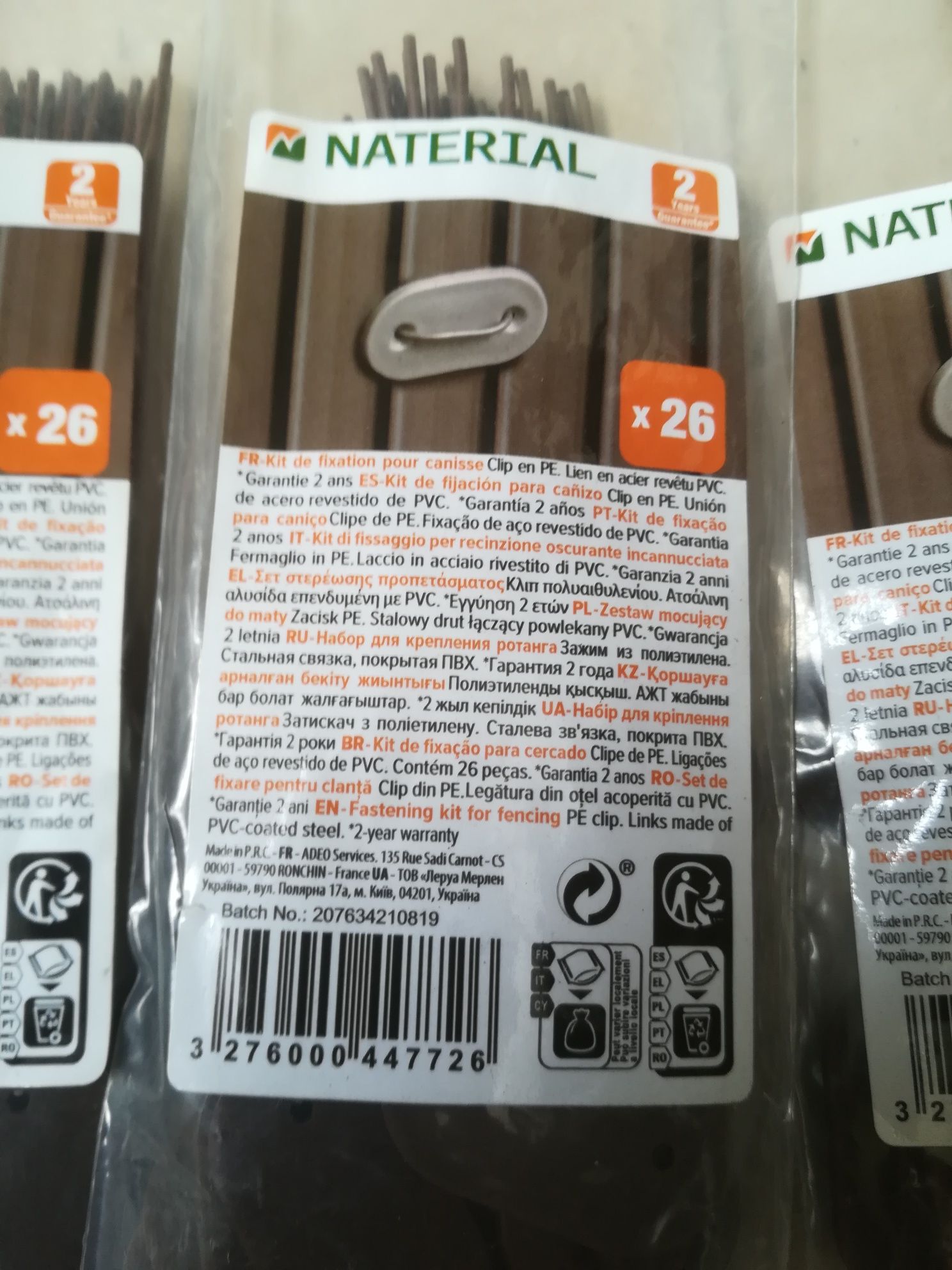 Conjunto para fixação Jardim