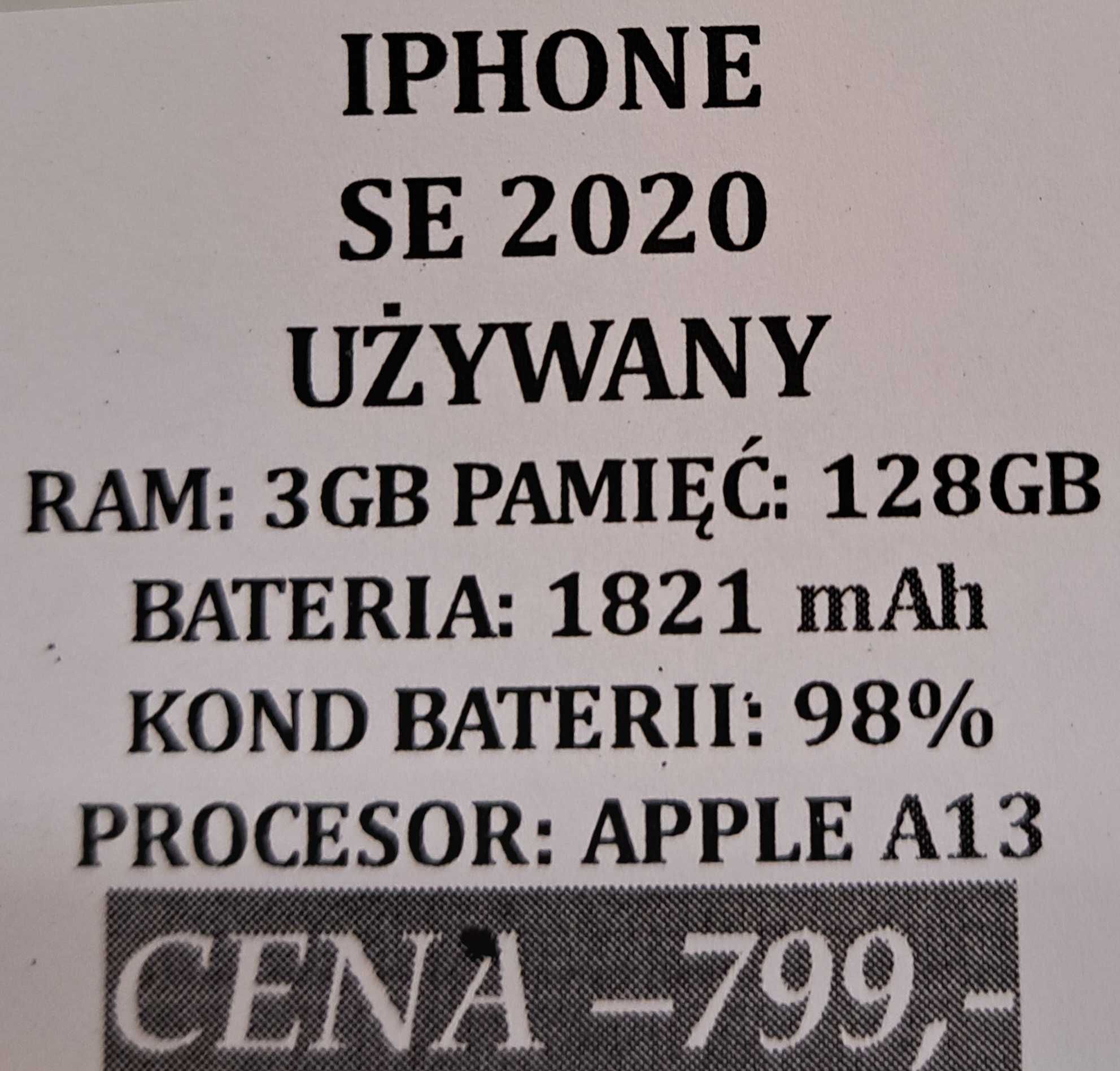 iPhone SE 2020 3/128GB Lokal Telakces Felicity