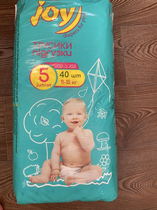 Продам підгузки трусики joy розміром 5
