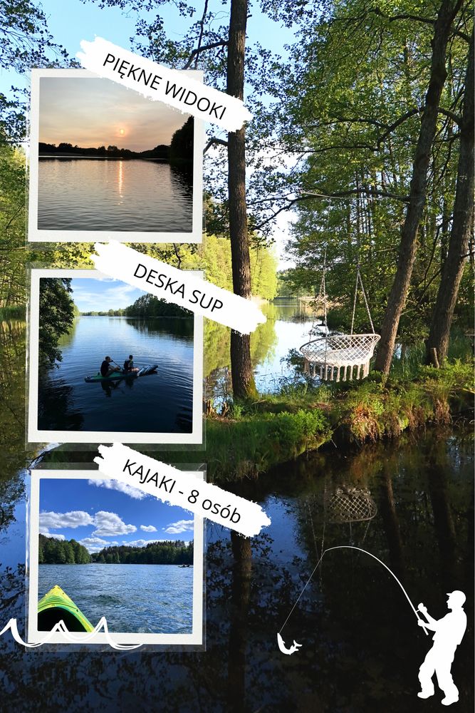 Domek Wsród Wód, Domek nad Wodą, Dwie prywatne linie! Max 8 + 2 osoby!