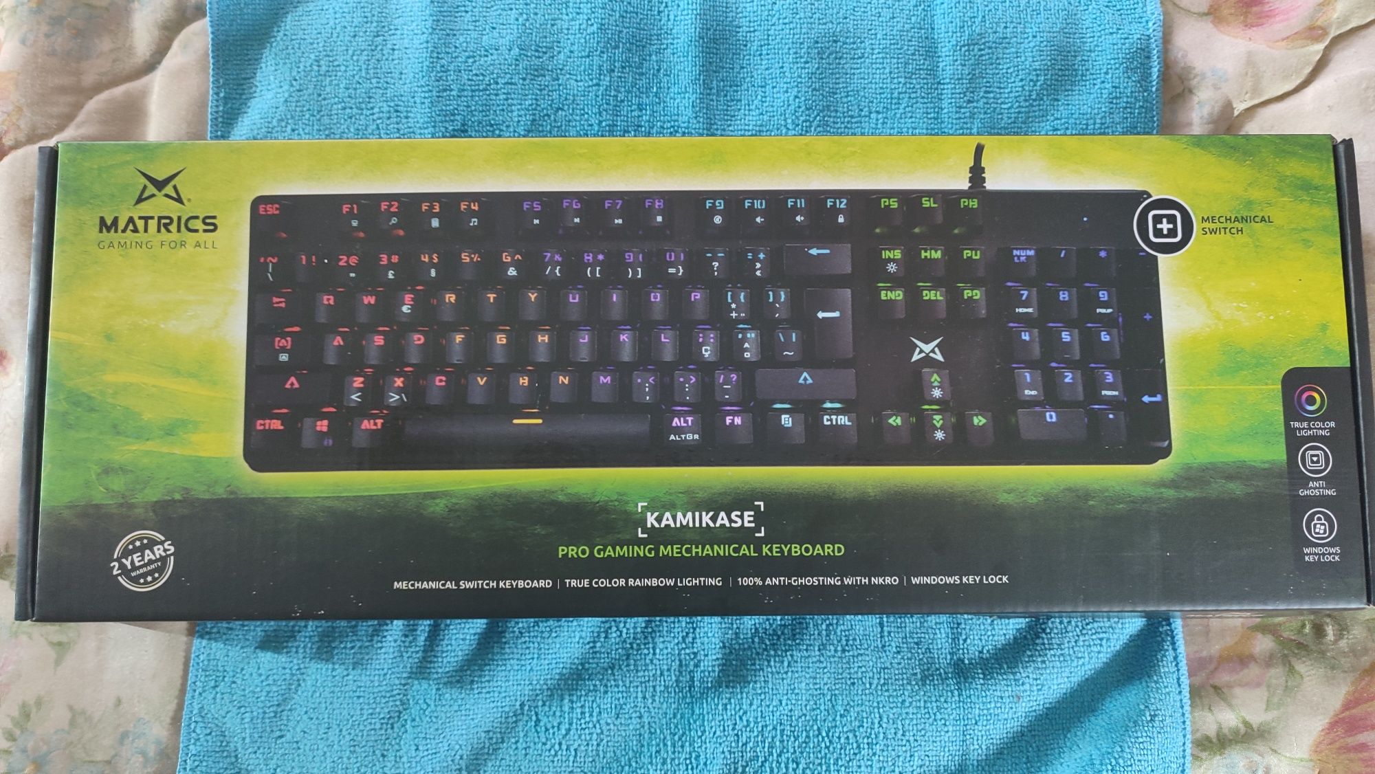 Teclado gaming MATRICS (KAMIKASE) (Pro Gaming Mechanical Keyboard)