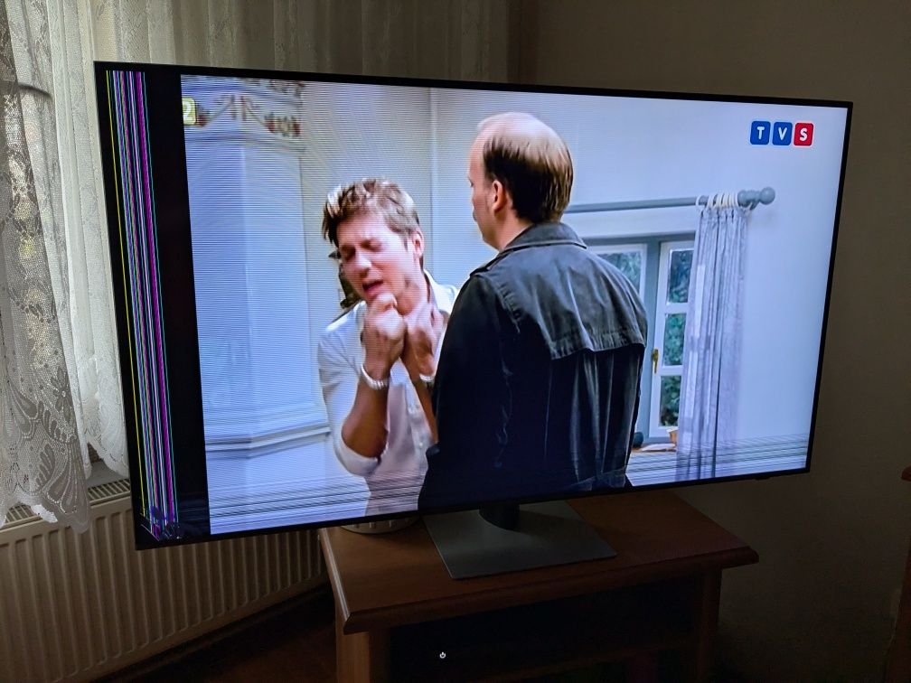 Samsung QLED Q77B 55" – uszkodzona matryca – na części