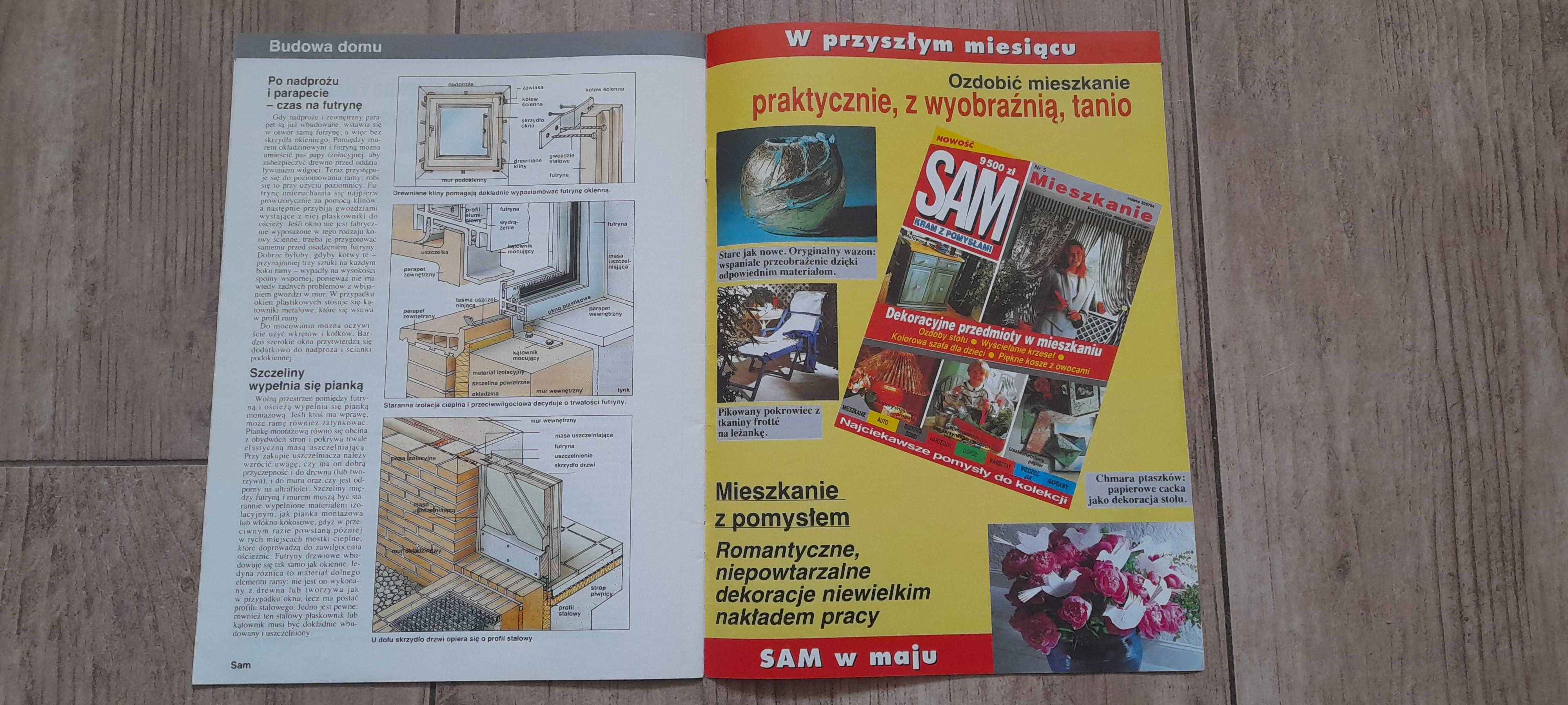 Czasopismo "SAM - kram z pomysłami" - nr 4 (kwiecień 1994 roku)