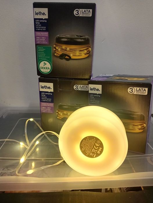 Łańcuch lampki led kempingowe ogrodowe