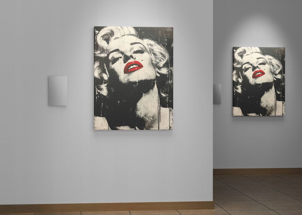 Obraz na płótnie Marilyn Monroe 90x120 cm - Styl Pop-Art