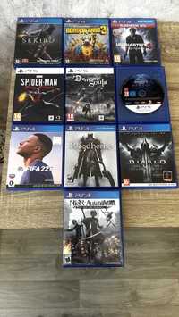 Діски PS 4 PS 5 Spider-Man Assassin's Creed Demon's Souls