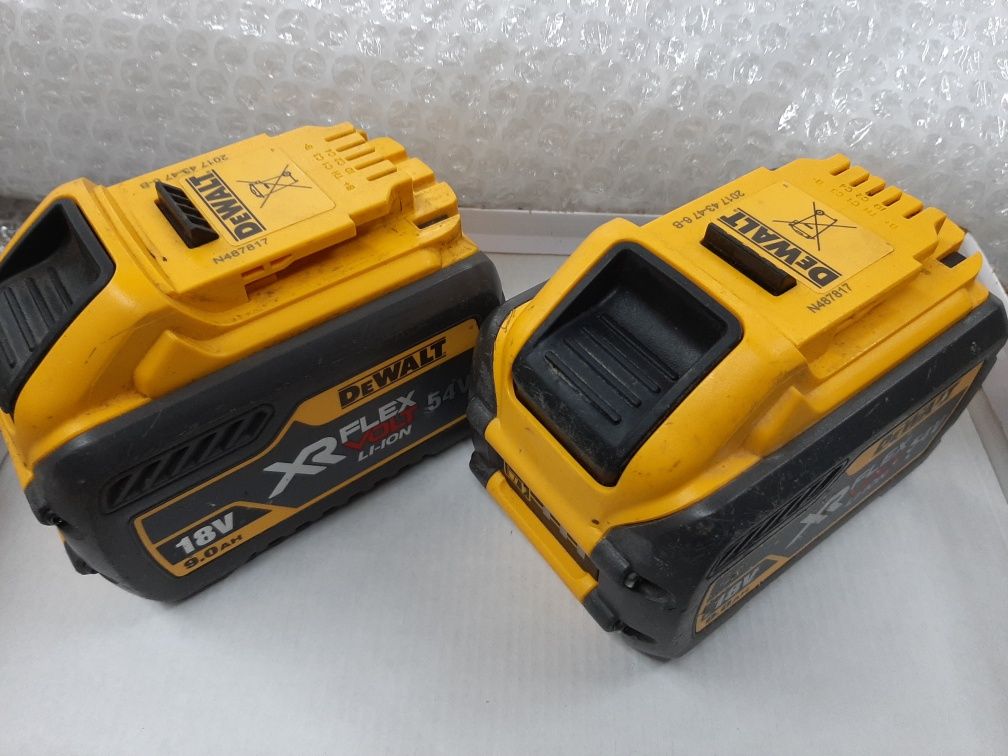 2x Bateria DeWalt Flexvolt 54V 9.0Ah 18V akumulator