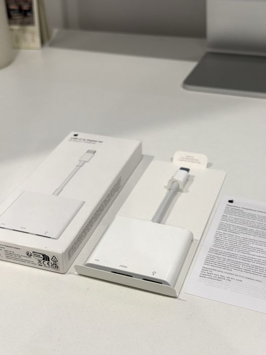 Adapter apple usb-c to AV HDMI mutiport mac