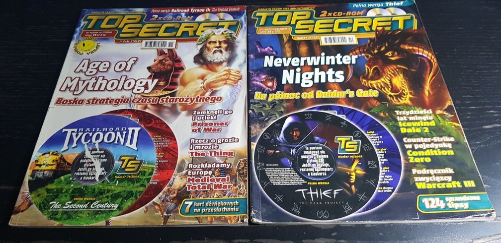 Czasopismo Top Secret rok 1996 plus ekstrasy