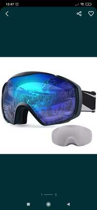 Gogle snowboardowe OutdoorMaster gogle narciarskie,