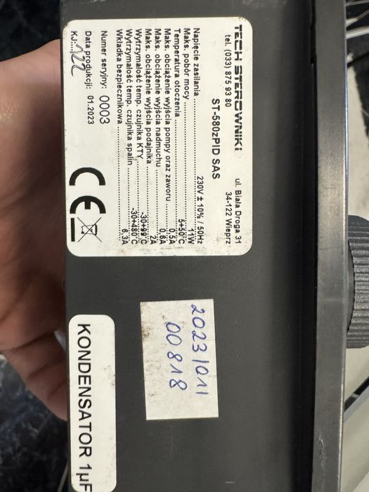 Sterownik Sas 580 z PID , praktycznie nowy