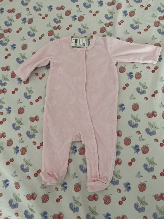 Babygrow rosa united colors of benetton