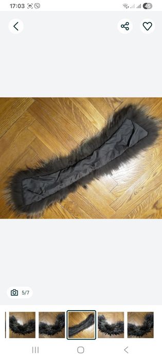 Енот натуральный меховой воротник с мужской куртки